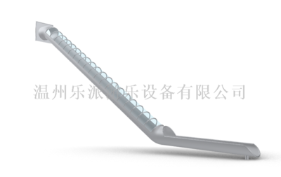 不锈钢半透明滑梯 直型