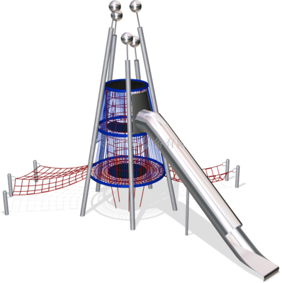 爬网滑梯组合