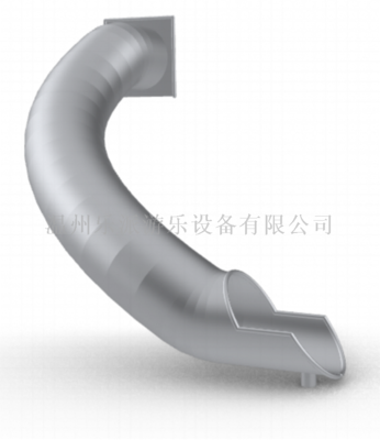不锈钢全通滑梯 S型