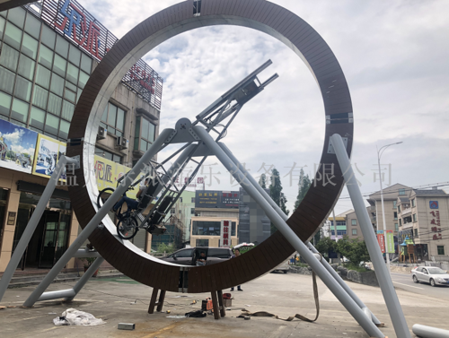 360度空中旋转自行车