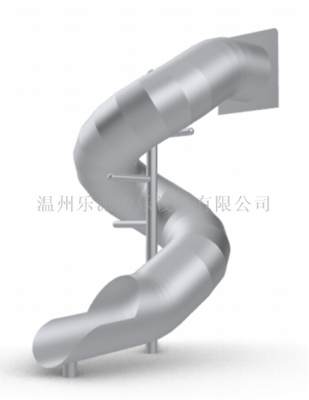 不锈钢全桶滑梯 螺旋型